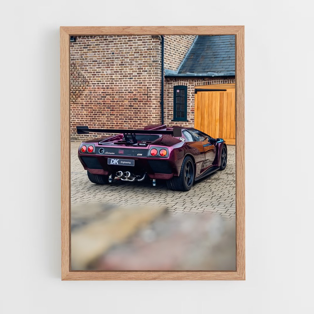 Poster Ferrari Diablotin – affiche Lamborghini (vue 4)